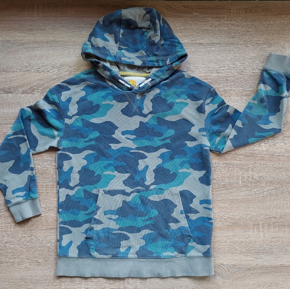 Mini Boden blue camo hoodie 11-12 years - Picture 5 of 16